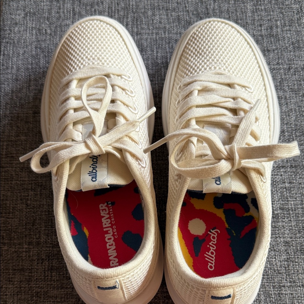 Allbirds Tree Piper Go Off-White Knit Sneakers